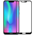 Huawei Honor 8c Kırılmaz Cam Tam Kapatan Kenarları Kırılmaya Dayanıklı Cam Ekran Koruyucu - Siyah