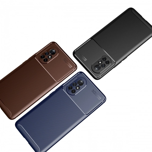 Huawei Honor 8i Kılıf Silikon Parmak İzi Bırakmayan Karbon Soft Negro Kapak - Siyah