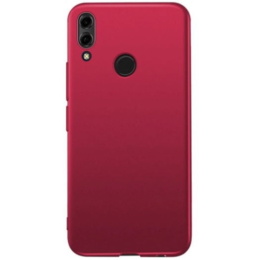 Huawei Honor 8x Kılıf İnce Soft Mat Renkli Esnek Silikon Kapak - Mürdüm