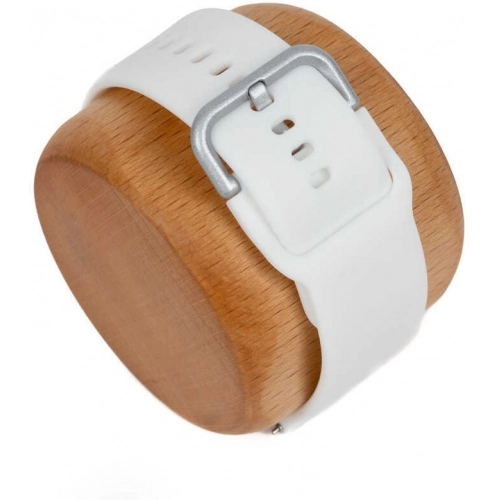 Huawei Honor Magic Watch 2 46mm Klasik Kordon Renkli Delikli Yumuşak Silikon Kordon  - Beyaz