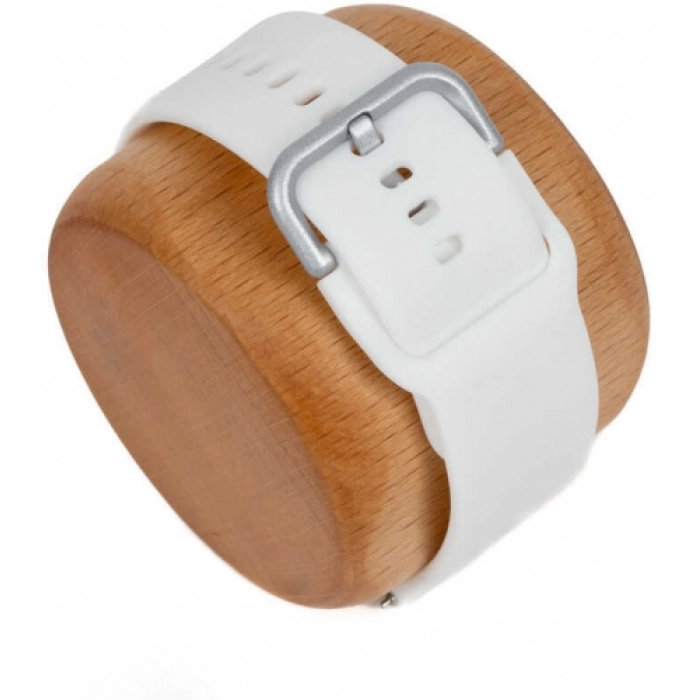 Huawei Honor Magic Watch 2 46mm Klasik Kordon Renkli Delikli Yumuşak Silikon Kordon  - Beyaz