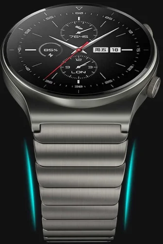 Huawei Honor Magic Watch 2 46mm Metal Kordon Kliplsi KRD-35  - Gri