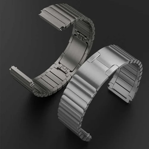 Huawei Honor Magic Watch 2 46mm Metal Kordon Kliplsi KRD-35  - Gümüş