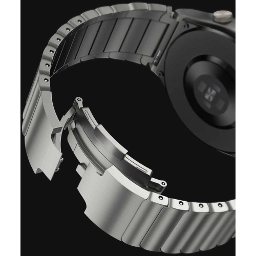 Huawei Honor Magic Watch 2 46mm Metal Kordon Kliplsi KRD-35  - Gümüş