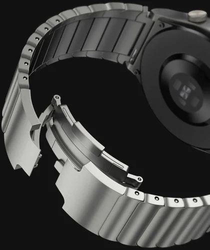 Huawei Honor Magic Watch 2 46mm Metal Kordon Kliplsi KRD-35  - Siyah