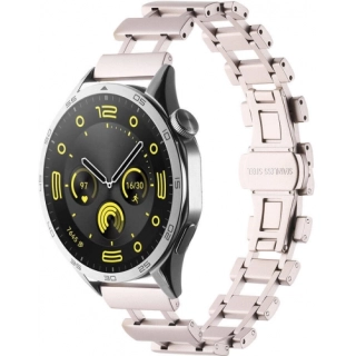 Huawei Honor Magic Watch 2 46mm Metal Kordon Paslanmaz Çelik KRD-96  - Starlight