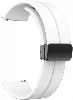 Huawei Honor Magic Watch 2 46mm Silikon Kordon Zore KRD-84 Soft Pürüzsüz Metal Toka - Beyaz
