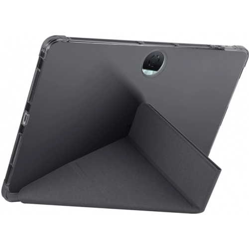 Huawei Honor Pad 9 Tablet Kılıfı Standlı Tri Folding Kalemlikli Silikon Smart Cover - Rose Gold