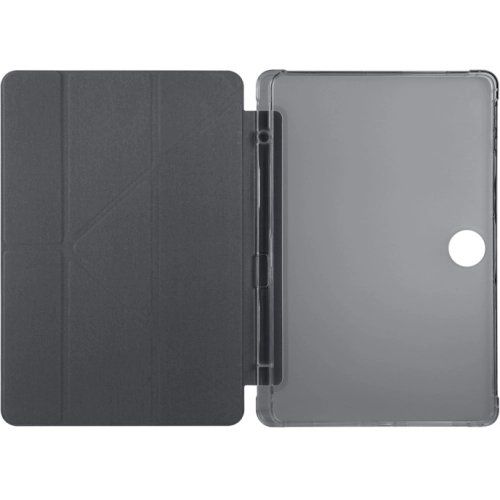 Huawei Honor Pad 9 Tablet Kılıfı Standlı Tri Folding Kalemlikli Silikon Smart Cover - Siyah