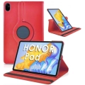Huawei Honor Pad X8 Pro 11.5 Tablet Kılıfı 360 Derece Dönebilen Standlı Kapak - Kırmızı