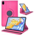 Huawei Honor Pad X8 Pro 11.5 Tablet Kılıfı 360 Derece Dönebilen Standlı Kapak - Pembe Koyu