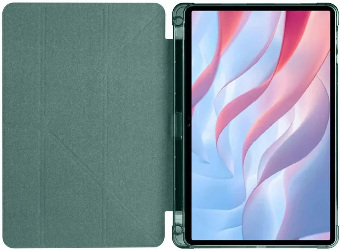 Huawei Honor Pad X8 Pro 11.5 Tablet Kılıfı Standlı Tri Folding Kalemlikli Silikon Smart Cover - Mavi