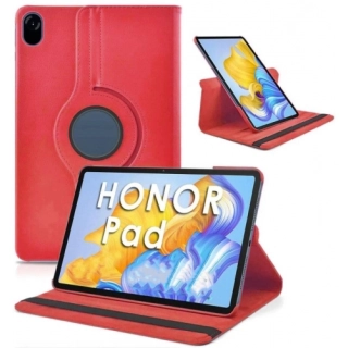 Huawei Honor Pad X9 11.5 Tablet Kılıfı 360 Derece Dönebilen Standlı Kapak - Kırmızı
