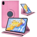 Huawei Honor Pad X9 11.5 Tablet Kılıfı 360 Derece Dönebilen Standlı Kapak - Pembe