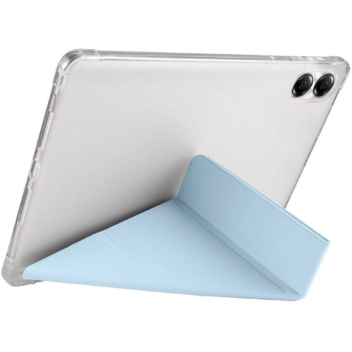 Huawei Honor Pad X9 11.5 Tablet Kılıfı Standlı Tri Folding Kalemlikli Silikon Smart Cover - Lacivert