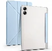 Huawei Honor Pad X9 11.5 Tablet Kılıfı Standlı Tri Folding Kalemlikli Silikon Smart Cover - Mavi