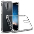 Huawei Mate 10 Lite Kılıf Silikon Köşe Korumalı Airbag Darbe Emici Kapak - Şeffaf