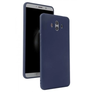 Huawei Mate 10 Pro Kılıf İnce Soft Mat Renkli Esnek Silikon Kapak - Lacivert