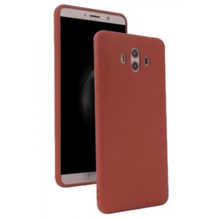 Huawei Mate 10 Pro Kılıf İnce Soft Mat Renkli Esnek Silikon Kapak - Rose Gold