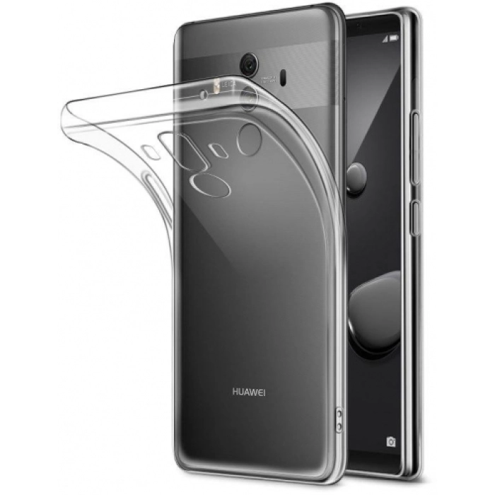 Huawei Mate 10 Pro Kılıf Kamera Korumalı Esnek Silikon Kapak - Şeffaf