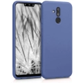 Huawei Mate 20 Lite Kılıf İnce Soft Mat Renkli Esnek Silikon Kapak - Lacivert