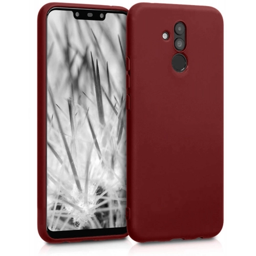 Huawei Mate 20 Lite Kılıf İnce Soft Mat Renkli Esnek Silikon Kapak - Mürdüm