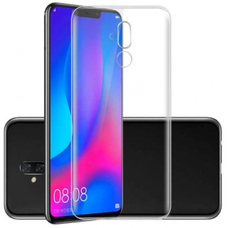 Huawei Mate 20 Lite Kılıf Ultra İnce Kaliteli Esnek Silikon 0.2mm - Şeffaf