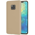Huawei Mate 20 Pro Kılıf İnce Soft Mat Renkli Esnek Silikon Kapak - Gold