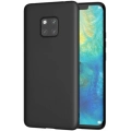 Huawei Mate 20 Pro Kılıf İnce Soft Mat Renkli Esnek Silikon Kapak - Siyah