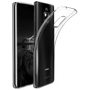 Huawei Mate 20 Pro Kılıf Ultra İnce Kaliteli Esnek Silikon 0.2mm - Şeffaf