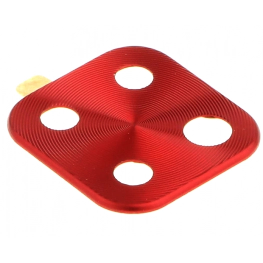 Huawei Mate 20 Pro Metal Kamera Koruyucu - Kırmızı