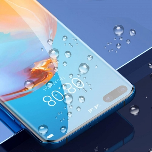 Huawei Mate 40 Pro Esnek Süper Pet Jelatin Ekran Koruyucu - Siyah