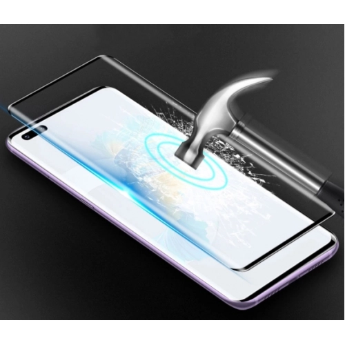 Huawei Mate 40 Pro Esnek Süper Pet Jelatin Ekran Koruyucu - Siyah