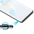 Huawei Mate 40 Pro Esnek Süper Pet Jelatin Ekran Koruyucu - Siyah