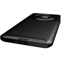 Huawei Mate 40 Pro Kılıf Silikon Parmak İzi Bırakmayan Karbon Soft Negro Kapak - Siyah