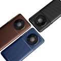 Huawei Mate 40 Pro Kılıf Silikon Parmak İzi Bırakmayan Karbon Soft Negro Kapak - Siyah