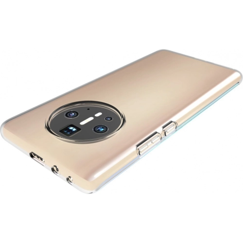 Huawei Mate 40 Pro Kılıf Kamera Korumalı Esnek Silikon Kapak - Şeffaf