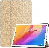 Huawei MatePad 10s Tablet Kılıfı Standlı Smart Cover Kapak - Gold