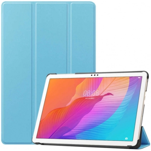 Huawei MatePad 10s Tablet Kılıfı Standlı Smart Cover Kapak - Mavi