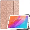 Huawei MatePad 10s Tablet Kılıfı Standlı Smart Cover Kapak - Rose Gold