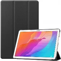 Huawei MatePad 10s Tablet Kılıfı Standlı Smart Cover Kapak - Siyah