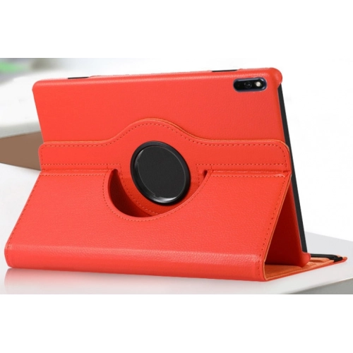 Huawei MatePad 11 2021 Tablet Kılıfı 360 Derece Dönebilen Standlı Kapak - Kırmızı
