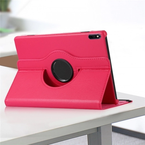 Huawei MatePad 11 2021 Tablet Kılıfı 360 Derece Dönebilen Standlı Kapak - Pembe