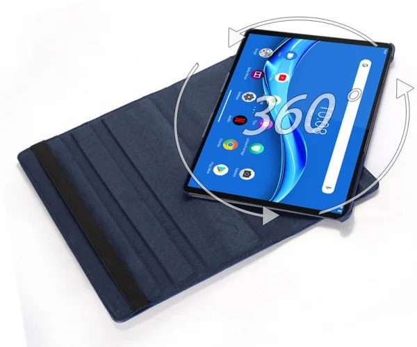 Huawei MatePad 11 2021 Tablet Kılıfı 360 Derece Dönebilen Standlı Kapak - Siyah