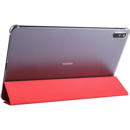 Huawei MatePad 11 2021 Tablet Kılıfı Standlı Smart Cover Kapak - Kırmızı