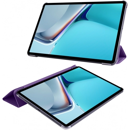 Huawei MatePad 11 2021 Tablet Kılıfı Standlı Smart Cover Kapak - Mor