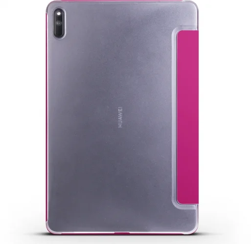 Huawei MatePad 11 2021 Tablet Kılıfı Standlı Smart Cover Kapak - Pembe