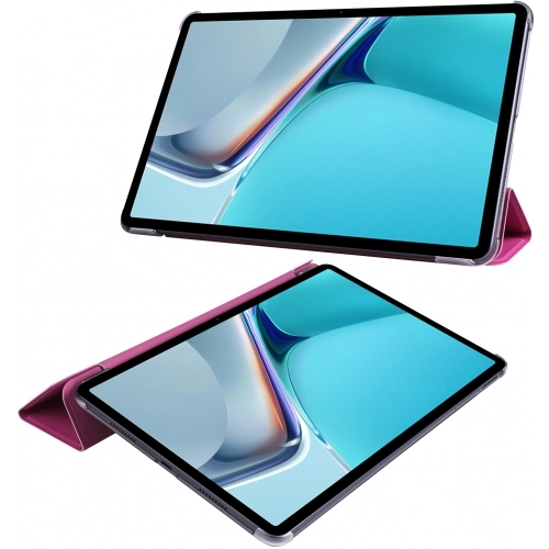 Huawei MatePad 11 2021 Tablet Kılıfı Standlı Smart Cover Kapak - Pembe