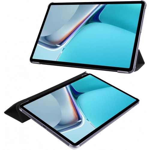 Huawei MatePad 11 2021 Tablet Kılıfı Standlı Smart Cover Kapak - Siyah
