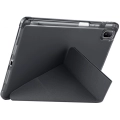 Huawei MatePad 11 2021 Tablet Kılıfı Standlı Tri Folding Kalemlikli Silikon Smart Cover - Mavi